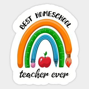 Best Homeschool Teacher Ever Sticker